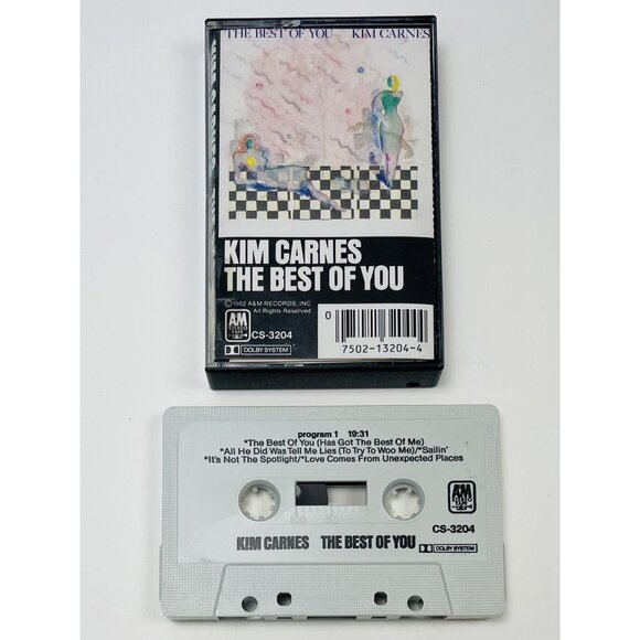 The Best Of You by Kim Carnes (1982, Cassette, A&M Records) CS-3204 Tested WORKS - Picture 1 of 3